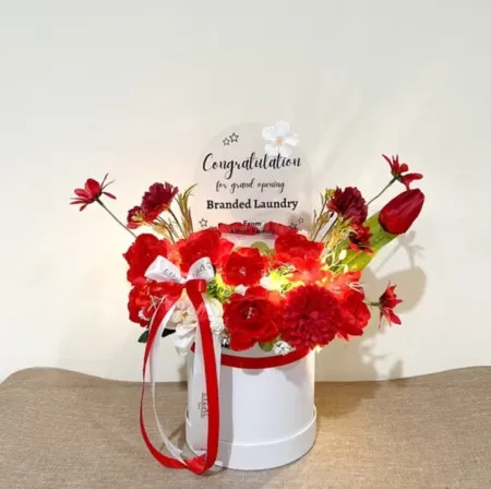 Bloom Box Akrilik Ucapan Grand Opening Sinjai